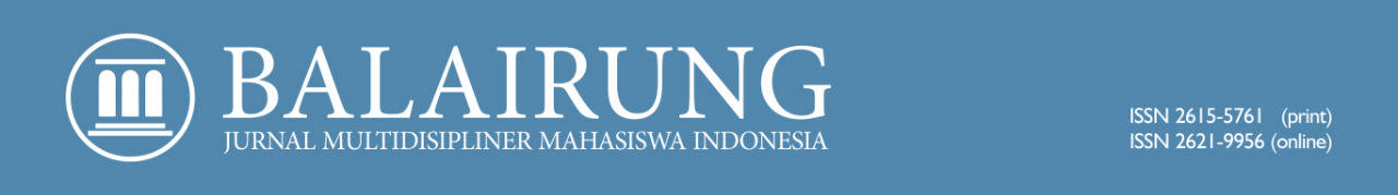 Balairung:Jurnal Multidisipliner Mahasiswa Indonesia