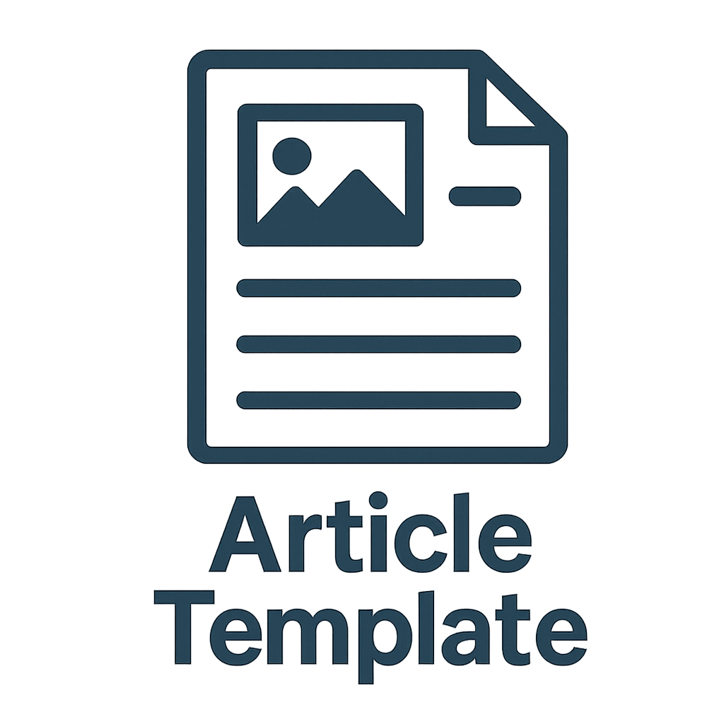 MANUSCRIPT TEMPLATE